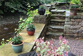 Chapel patio